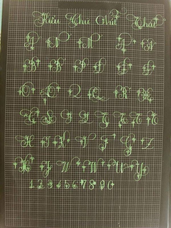chu kieu dep 1 600x800 - Bảng chữ cái tiếng việt nghệ thuật sử dụng viết chữ kiểu đẹp