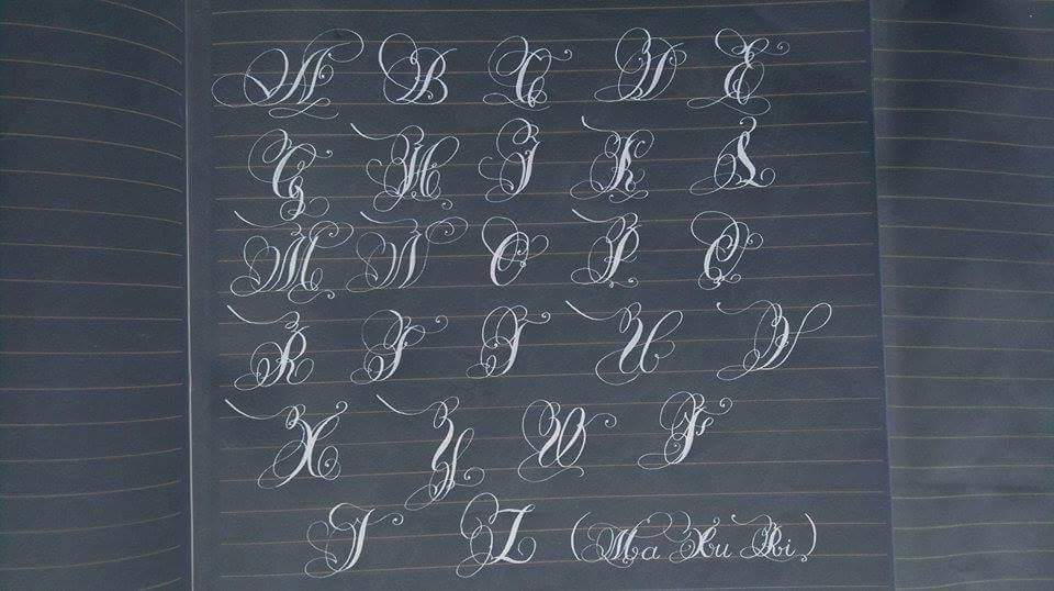 chu kieu dep 2 - Bảng chữ cái tiếng việt nghệ thuật sử dụng viết chữ kiểu đẹp